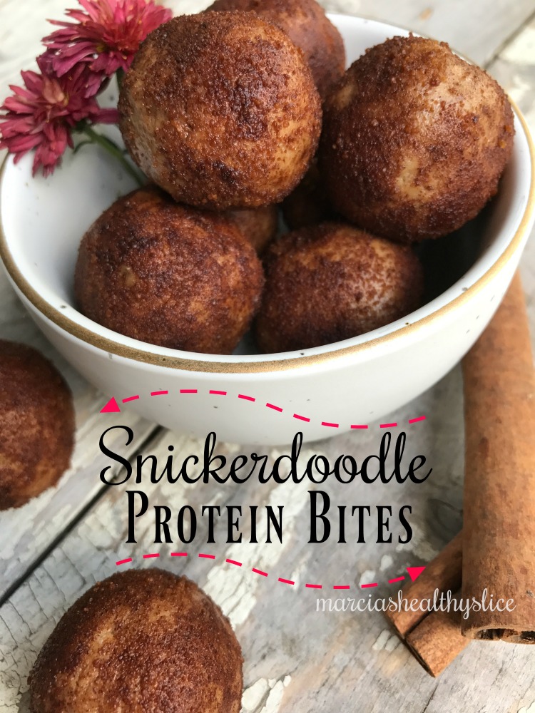 Snickerdoodle Protein Bites - The Healthy Slice