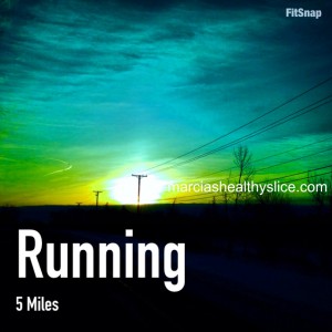 running sunrise