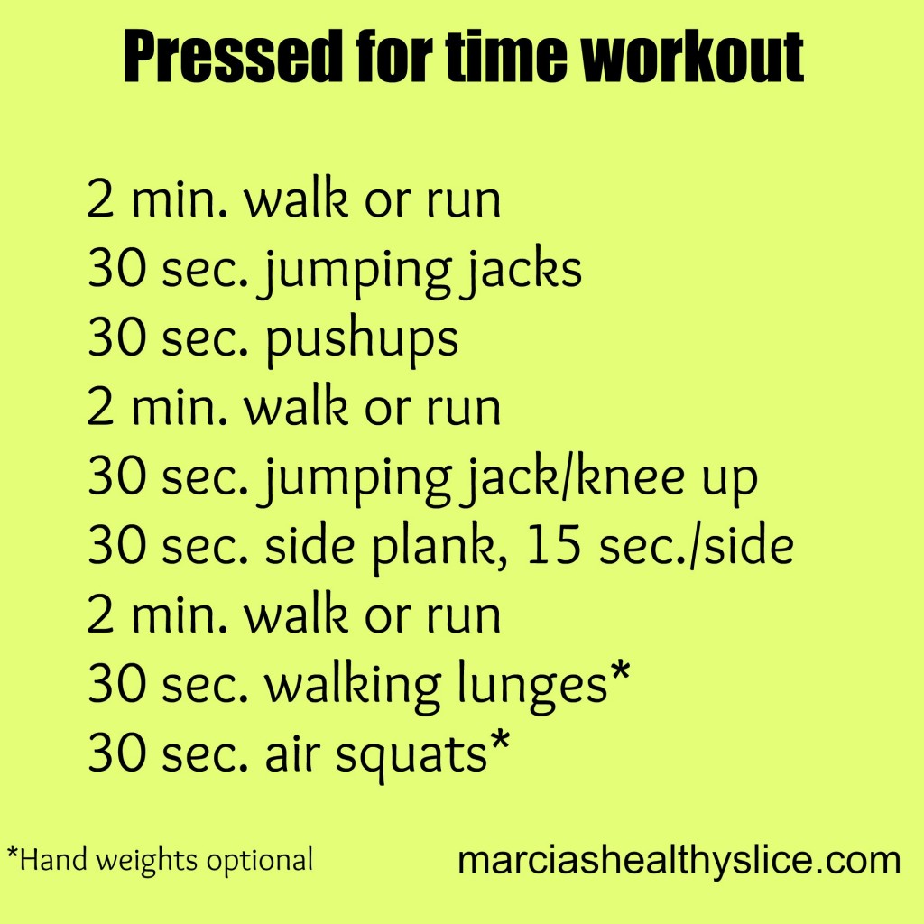 Pressed for time workout