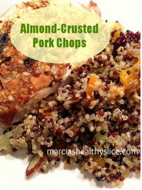 almond-crusted Pork chops