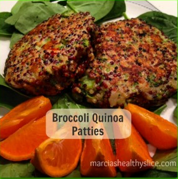 broccoli quinoa patties