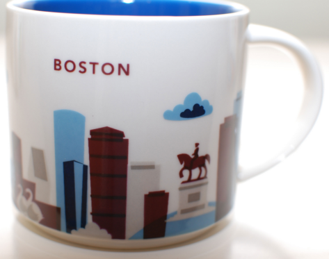 boston starbucks mug