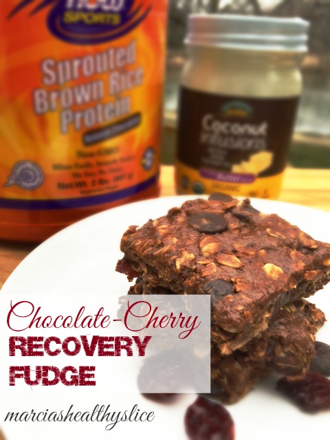 chocolate cherry recovery fudge