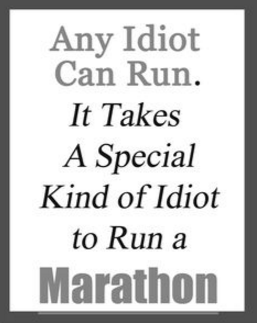marathon idiot