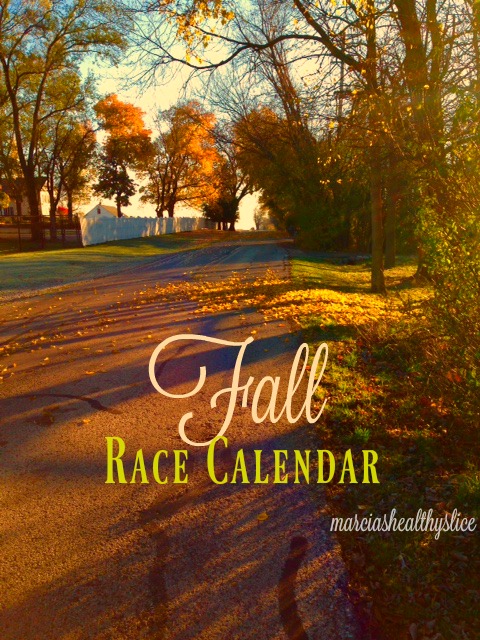 Fall Race Calendar